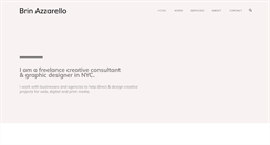 Desktop Screenshot of brinazzarello.com