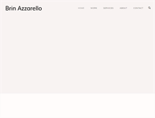 Tablet Screenshot of brinazzarello.com